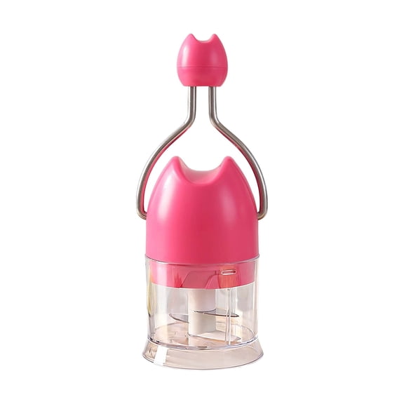 Manual Hand Crank Food Processor For Efficient Mincing And Chopping Of Garlic Peppers Various Ingredients Kitchen