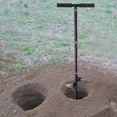 thumbnail image 1 of Manual Fence Post Hole Auger Soil Digger Hole Borer Hand Digger Black 7Inch, 1 of 5