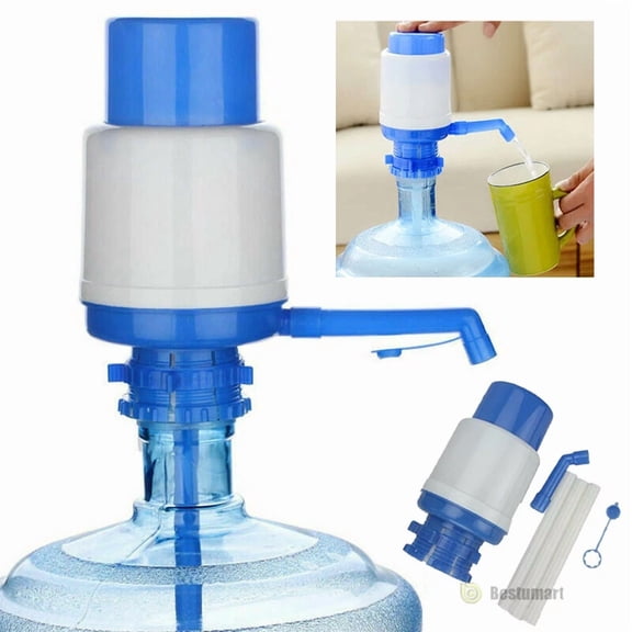 Manual Hand Press 5 Gallon Drinking Water Bottle Bottled Dispenser Pump Home