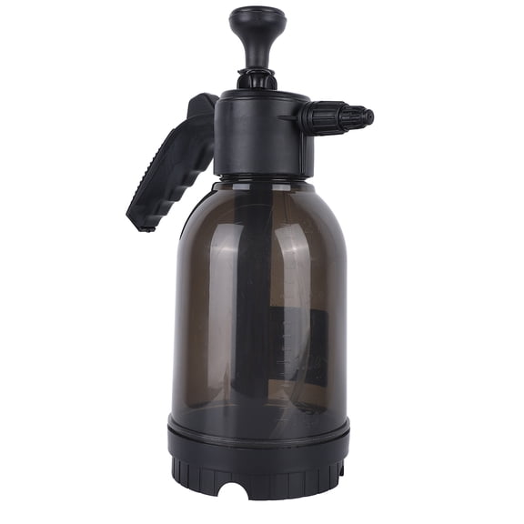 Manual Hand Pressure Foam Sprayer and Water Blaster for Car Wash, Motorcycle, Lawn, Garden, and Flower Watering, 2 Liters (67.6 oz) / 0.53 Gallons Capacity, 13.39 inches / 34 cm Length, Durable