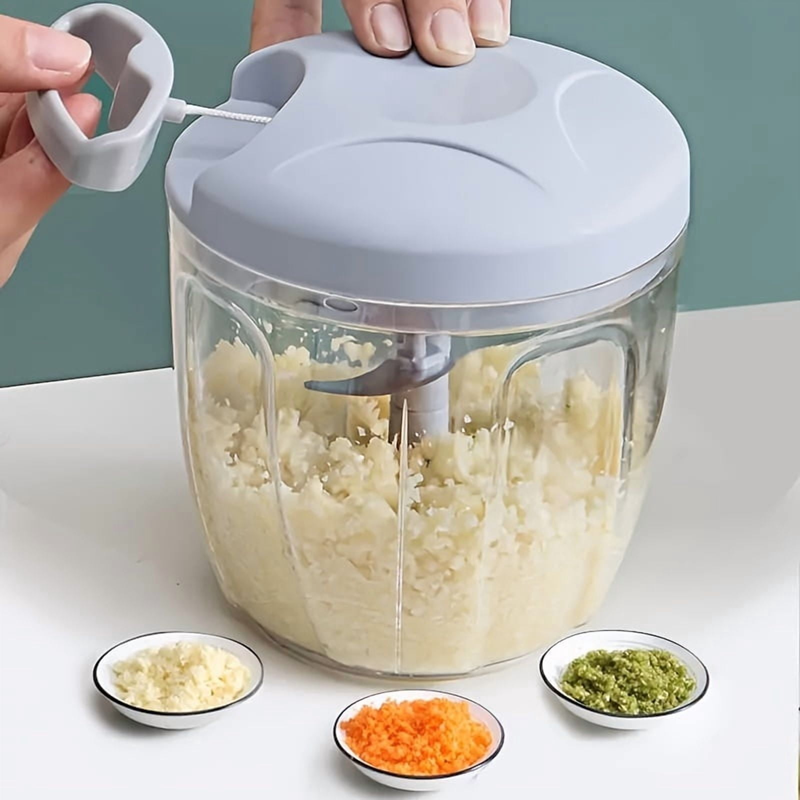 Manual Hand-Pull Kitchen Chopper: Multifunctional Food Chopper for ...
