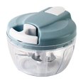 thumbnail image 1 of Manual Hand Pull String Food Processor Vegetable Chopper, Portable Garlic Mincer Onions Cutter For Veggies Gingers Fruit Herbs, Ideal For Home Kitchen Cooking Enthusiasts Quick, 1 of 4