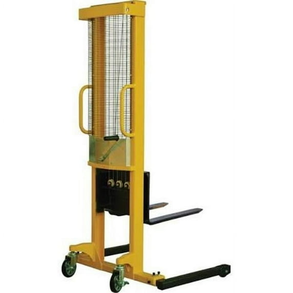 Manual Hand Winch Adjustable Stacker, 770 lbs