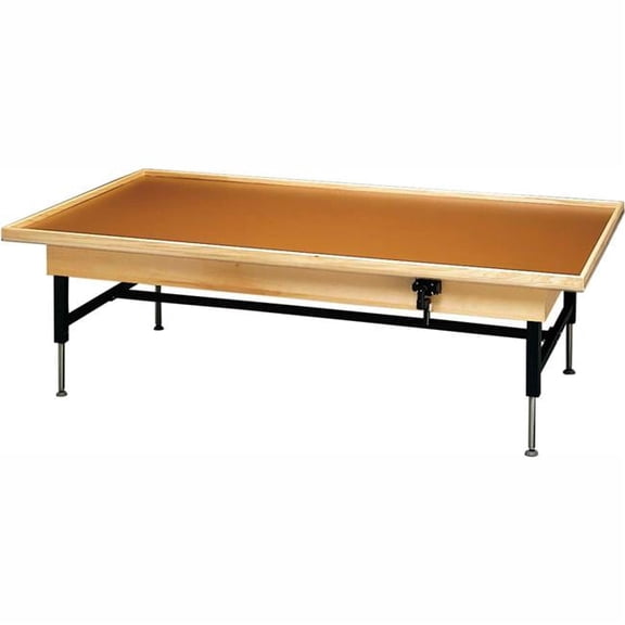Manual Hi-Low Raised Rim Platform Table - 96 x 72 x 19-27 in.