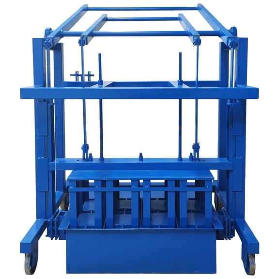 Manual Hollow Soil Block Brick Molding Machine Cement Brick Hollow Block Making Machine 4 Bricks
