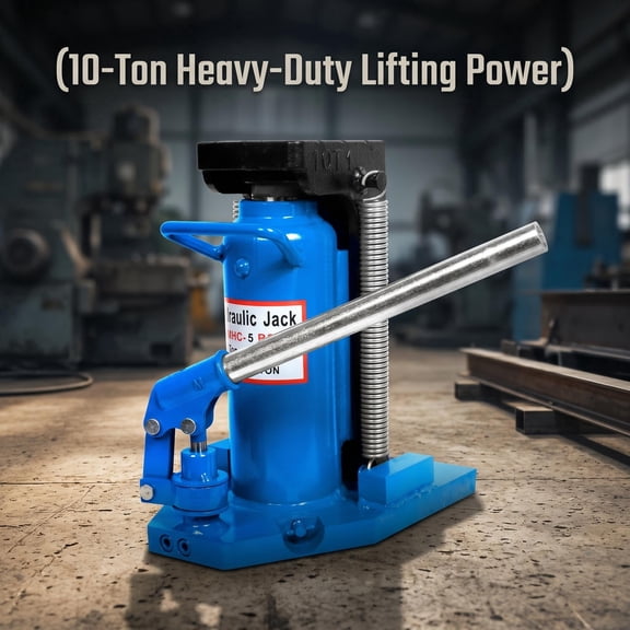 Manual Hydraulic Toe Jack Lift, 5-10 Ton Capacity Hydraulic Claw Jack with Compact Claw Design, Hydraulic Jack with Strong Spring for Industrial Machinery