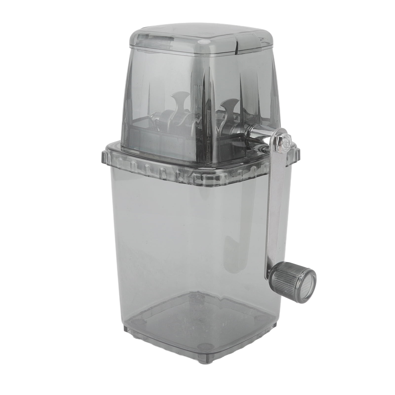 Manual Ice Crusher, Fast Ice Crusher Shaver Household For Parties Grey