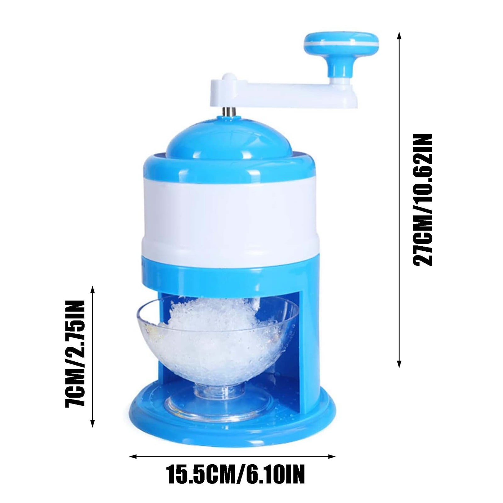 Manual Ice Crusher Small Ice Cube Outdoor Portable Ice Maker Summer