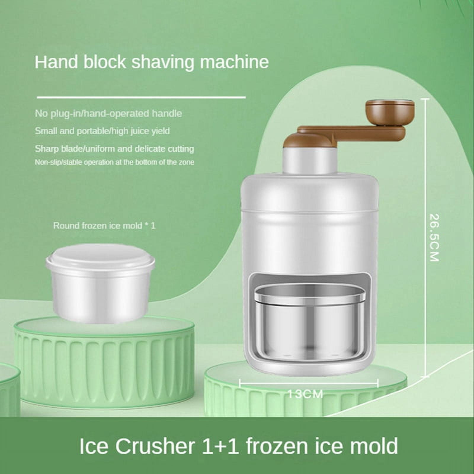 Portable Shaved Ice Machine Ice Block Breaking Machine Kitchen Bar Ice  Blenders Tools Home Manual Ice Crushers Shaver Chopper - AliExpress