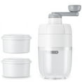 thumbnail image 1 of Manual Ice Shaver Snow Cone Machine Portable Shaved Crushed Ice Maker Crusher with 2Free Tray for Home Outdoors, 1 of 8