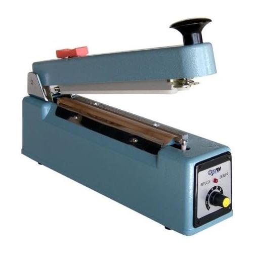 Manual Impulse Bag Sealer With Cutter Heavy Duty Housing And Copper