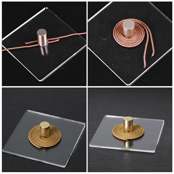 Manual Incense Coil Winder Copper Design Lightweight and Compact for Home