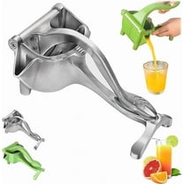 Manual Juice Squeezer, 2025 New Heavy Duty Juice Squeezer, Ergonomic Grip Press Handheld Juicer Squeezers, Efficient Extraction Citrus and Other Fruits, Easy to Use (1PC-Gray)
