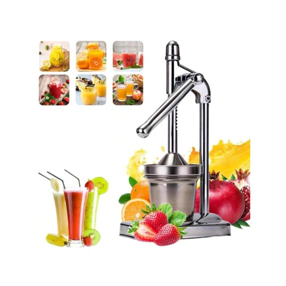 Manual Juicer, Fruit Juicer, Heavy-Duty Hand-Pressed Juicer, Suitable For Fresh Lemon And Orange Juice, Easy To Use, Essential For Home And Kitchen Summer Party