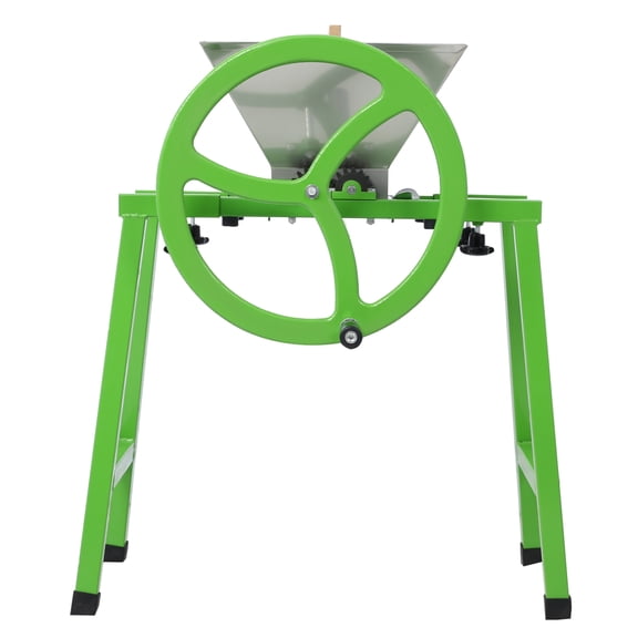 Manual Juicer Grinder 7L, Fruit Crusher for Cider & Wine, Stainless Steel Scratter Pulper with Stand