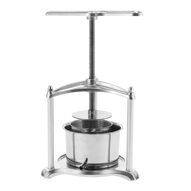 Manual Juicer, Silver Fruit Squeezer Healthy Easy Cleaning For Restaurant For Home