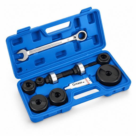 Manual Knockout Hole Punch Driver Kit, 1/2 to 2 Inch Conduit Size, Electrical Metal Punch Tool Set