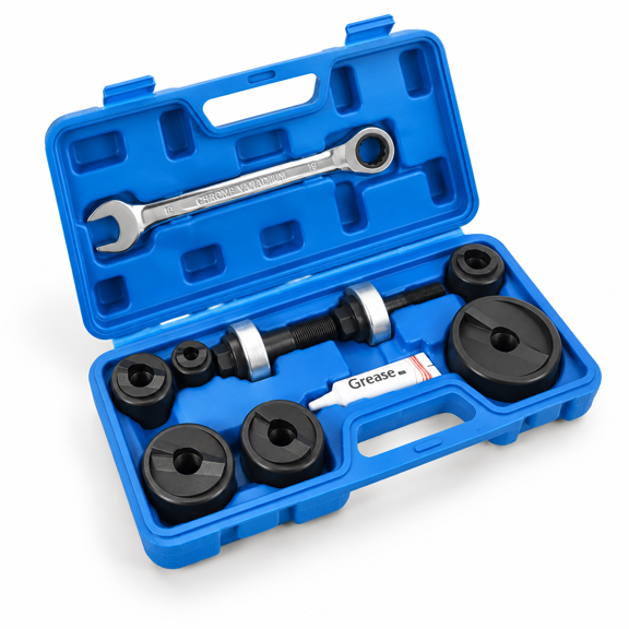 Manual Knockout Hole Punch Driver Kit 1/2 to 2 Inch Electrical Conduit Set