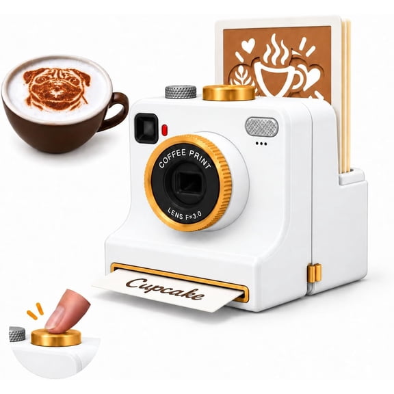 Manual Latte Art Printer, Camera Coffee Decorating Tool for Home Barista