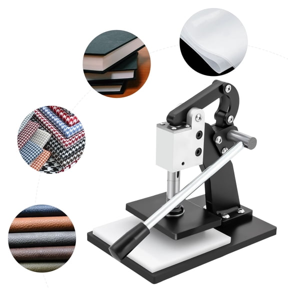 Manual Leather Mold Laser Knife Mold Hot Stamping Machine Press Molding Machine for  Leather, Fabric, Silicone, Rubber, Book, Paper