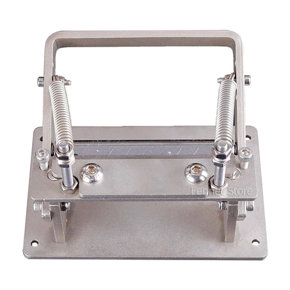 Manual Leather Peeler Stainless DIY Leather Strips Belt Manual Cowhide Leather Splitter Machine Cutting Peeler Roller Tool