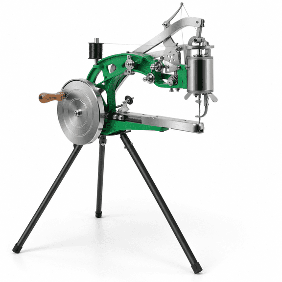 Manual Leather Sewing Machine for Shoe Repair, Cobbler Tool with 360 Rotation, Compact Home Use