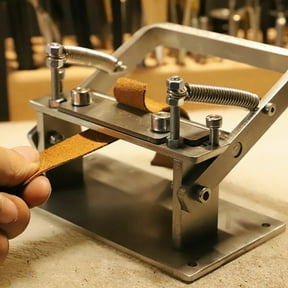 Manual Leather Splitter DIY Leather Skiver Peeler Leather Edge Skiving Machine Kit