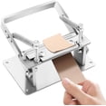 thumbnail image 1 of Manual Leather Splitter, Leather Skiving Tools, Stainless Steel Hand Leather Skiving Machine with Clamp, Adjustable Peeling Thickness (0.5-5mm)/Rollers Guide for Thin Leather Products$$Art & Craft, 1 of 8