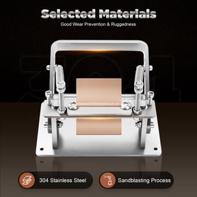 Manual Leather Skiving Tool, Handheld Leather Splitter Machine, DIY Leather Paring Peeling Equipment for Leather Craft Working