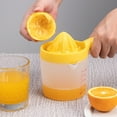 thumbnail image 1 of Manual Lemon Juicer 18.5x11x11cm Plastic Squeezer Separation Cup Scale Hand Press Citrus Fruit Juice Extraction Easy Clean Compact Home Kitchen, 1 of 5