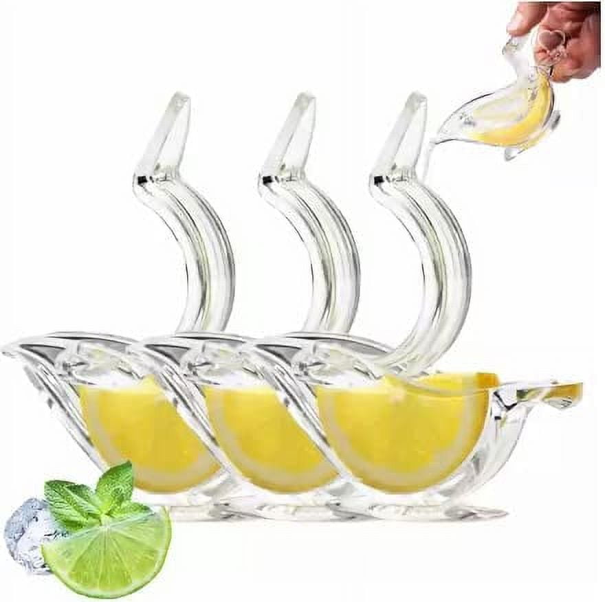 Manual Lemon Juicer, Acrylic Manual Lemon Slice Squeezer, Bird Shape