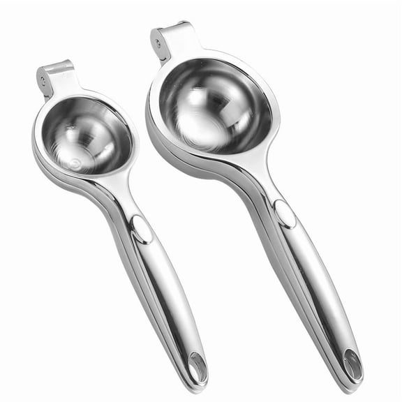 Manual Lemon Juicer & Citrus Press, Handheld Fruit Squeezer, Household Juice Extractor for Lemon, Orange, Pomegranate (2-Pack)