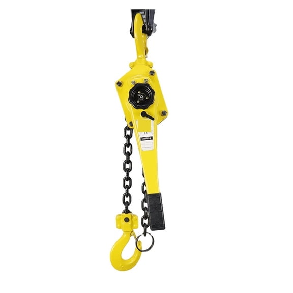 Manual Lever Chain Hoist,1 Ton 2200 Lbs Capacity G80 Load Chain With Double-Pawl Chain