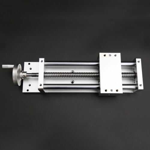 Manual Linear Rail Stage Module Sliding Table Ballscrew 400mm Stroke CNC SFU1605