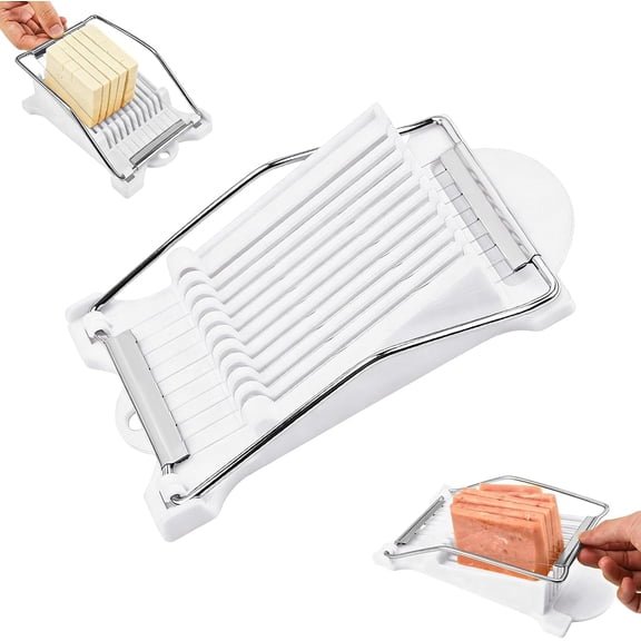 Manual Luncheon Meat Slicer, Multi-Purpose Kitchen Tool, Rust-Resistant, Dishwasher Safe
