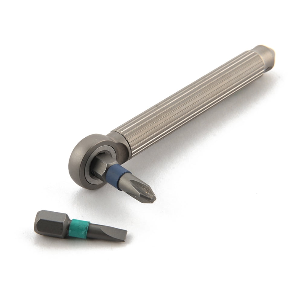 Manual Modular Screwdriver with Replaceable Flathead and