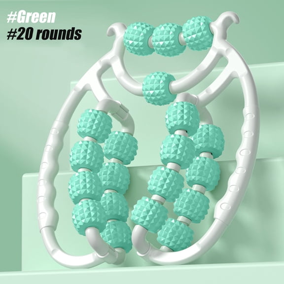 Manual Massage Roller Stick Spiky Ball Set for Arm Leg Back Yoga Fitness Stretching