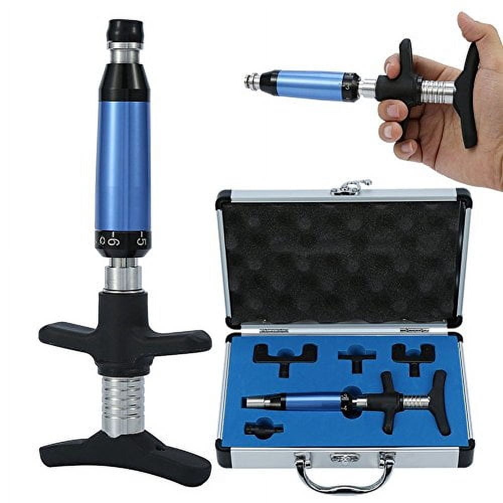 Manual Massager Chiropractic Adjusting Tool,6 Levels Spinal Massager ...