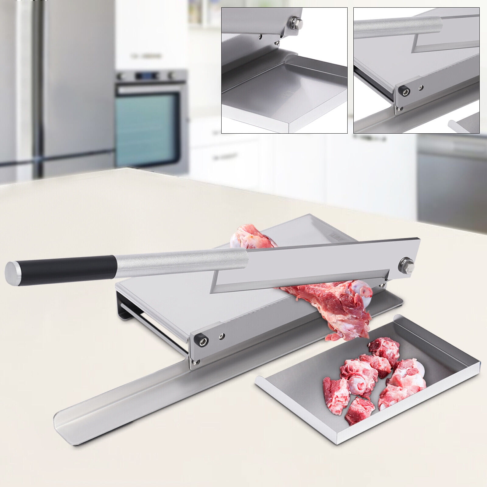 Manual Meat Bone Cutter Chopper Chicken Guillotine Bone Cutting Machine ...