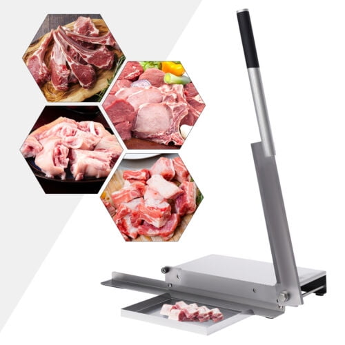 Manual Meat Bone Ribs Cutter Chopper Chicken Herbs Cutting Tool with 36CM Blade