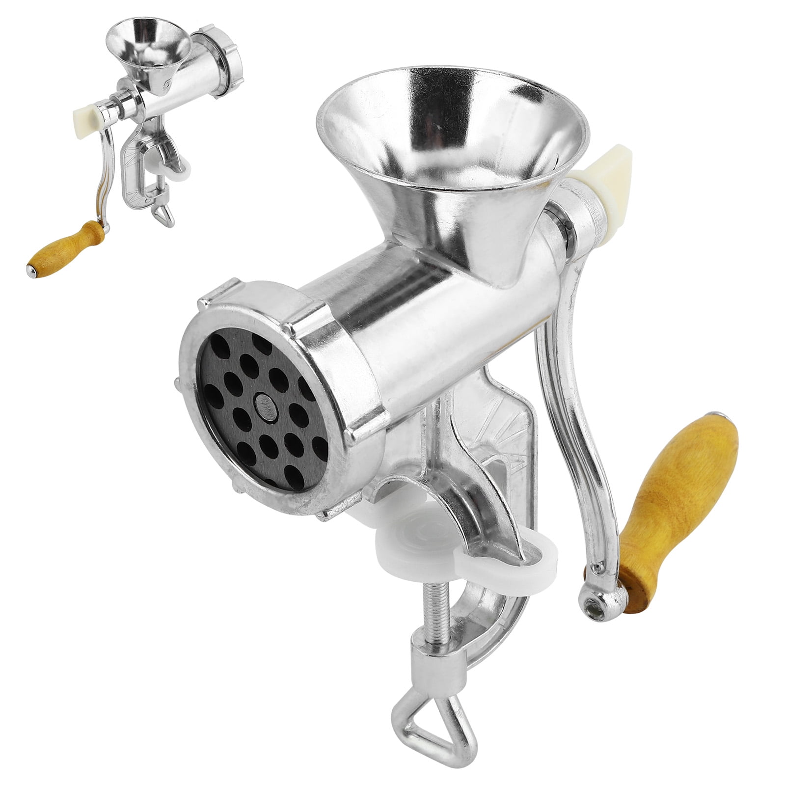 Manual Meat Grinder, Sausage Stuffer Filler, Hand Crank Mincer With 420