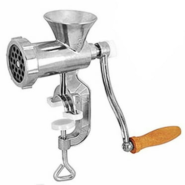 Manual Meat Grinder,Stainless Steel Hand Crank Meat Vegetable Grinding Machine,Heavy Duty Manual Meat Grinding Machine for Homemade Burger Patties,Ground Beef and More