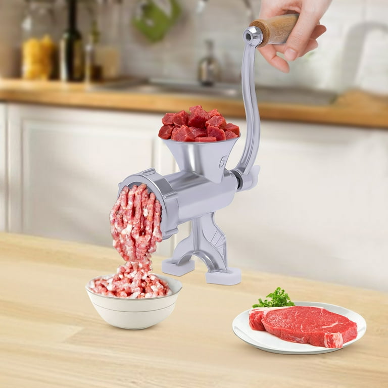 Manual Meat Grinder with Tabletop Clamp Heavy-Duty Sausage Maker