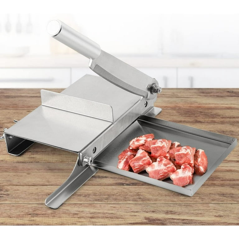BAOSHISHAN Manual Frozen Meat Slicer, Chicken Cutter, Chopper for Fish,  Beef, Ribs, Jerky, Vegetable, Deli Food, Slicing Machine for Home
