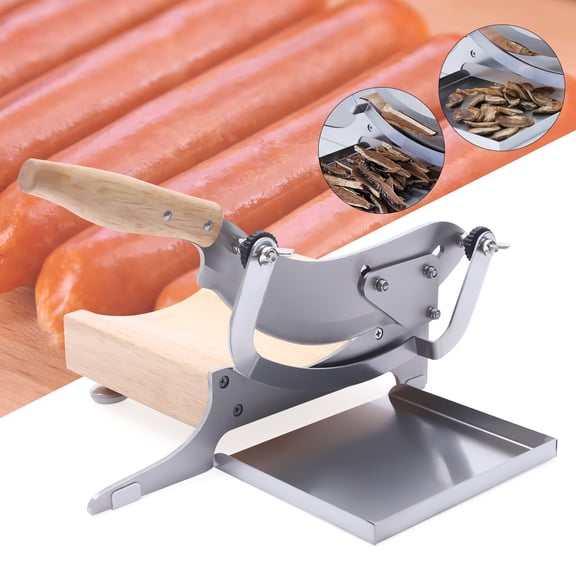 Manual Meat Slicer Frozen Meat Beef Bones Cutter Slicing Machine Stainless Steel