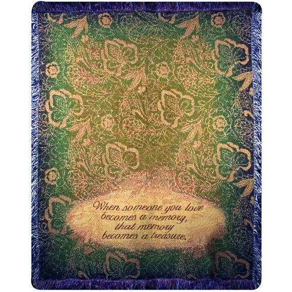 Manual Memorial 50 x 60-Inch Tapestry Throw, When Someone You Love