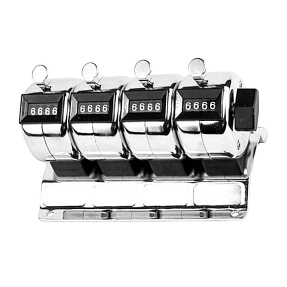 Manual Metal Tally Counter Tool With Rotating Knob Counting Strong Construction