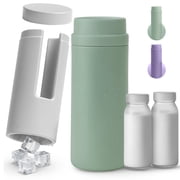 Portable Breast Milk Cooler Bottle 30H Cooling Time, 2 x 150ml/5Oz BPA-Free Breastmilk Storage Bottles, Breastmilk Cooler with Durable Thermos Container, Travel Breastfeeding Milk Chiller for Baby