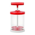 thumbnail image 1 of Manual Milk Frother Hand Pump Whipped Cream Maker, Double Layer Dense Foam Dispenser for Coffee, Latte, Cappuccino, Home Baking, 1 of 5
