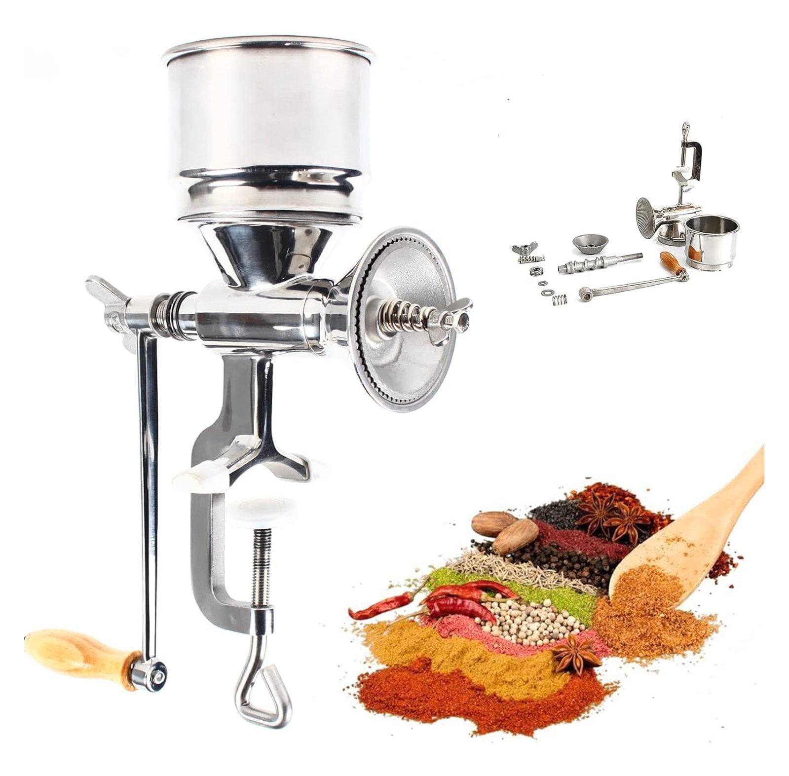 Manual Mill Grinder,Manual grain grinder stainless steel manual crank